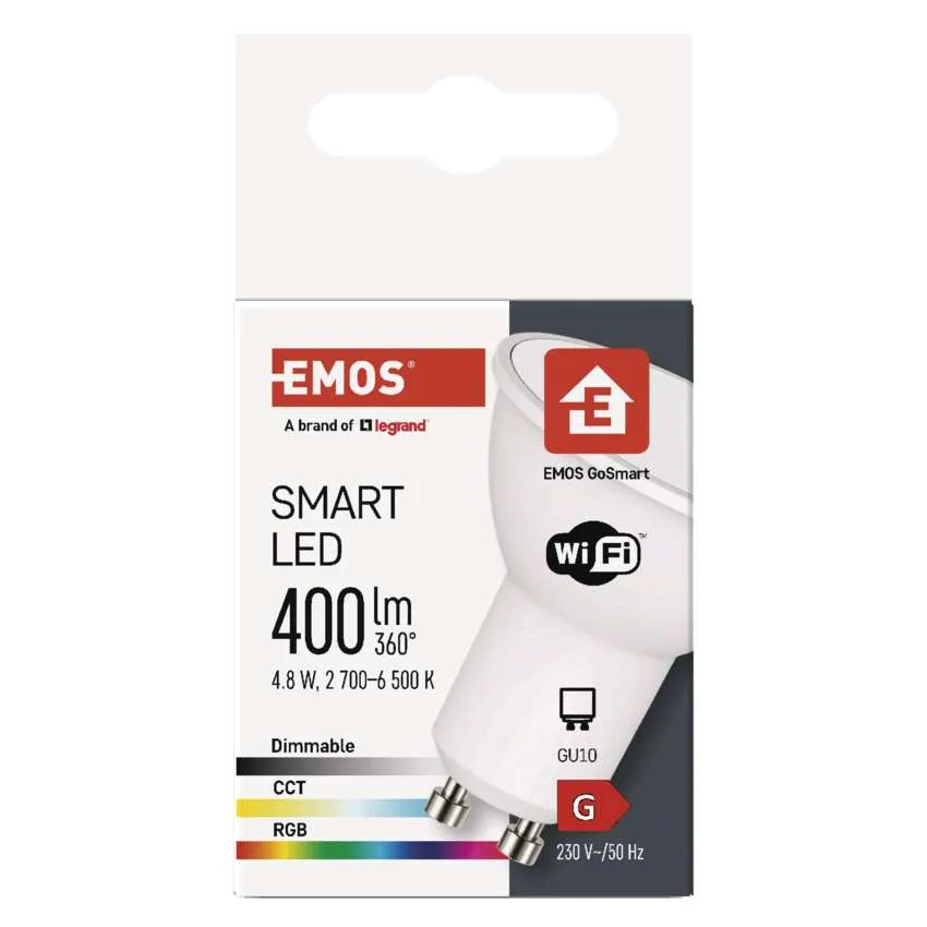 Smart LED GU10 400lm
